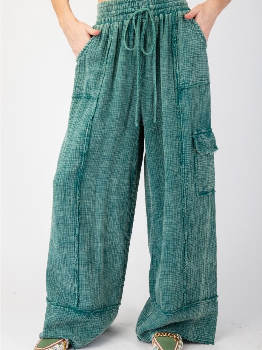 Malina Mineral Washed Drawstring Pants